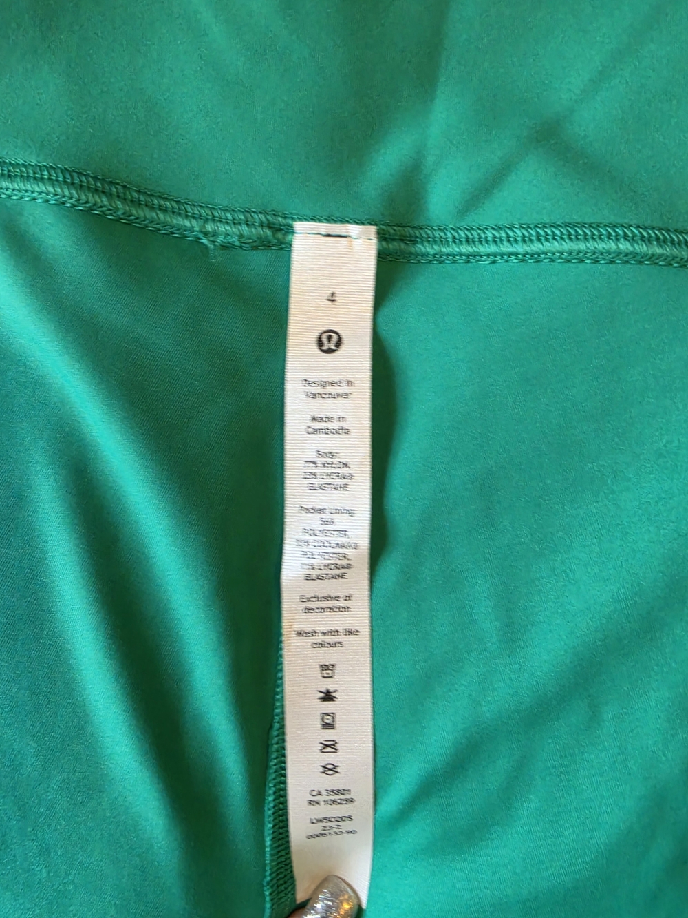 lululemon athletica Wunder Train HR Tight 25" Kelly Green 4 NWT - Picture 2 of 5